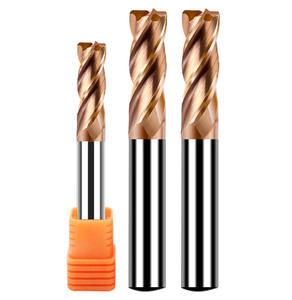 Fresa a Raggio Angolare in Carburo CNC 4F D4-D20 HRC55 per Acciaio, Vendita all'Ingrosso - Product Image 1