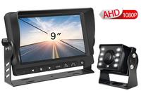 9 pouces AHD Vidéo à Quadruple Écran 4 Canaux/4CH Moniteur DVR Système de Caméra de Vue Arrière pour le Camion de Bus