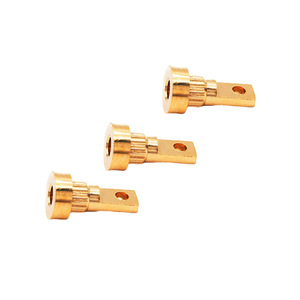 <b>Copper</b> Solder Pin Connector Male Gold Plated 0.3100 Specification For Customized Electronics Applications - Product Image 3