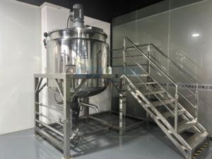 Homogénéisateur émulsifiant en acier inoxydable liquide CYJX 200L 500L 1000L avec chauffage électrique, réservoir de mélange de crème cosmétique avec agitateur - Product Image 1