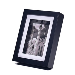 Houten Schaduwdoos Foto Frames Groothandel Aangepaste Kleur 3d Diepe Display Frame Doos