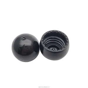 18 410 Ball shape black plastic screw cap