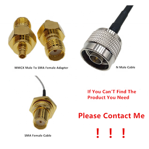 Female Plug Center Nut Bulkhead RF Connector for RG178 U.FL UFL Coax Cable Brass Adapter Male Connector ROHS Female Cmc - Product Image 4