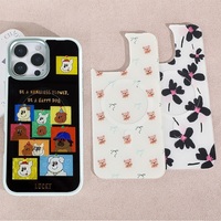 Coque de téléphone à panneau arrière magnétique remplaçable pour Iphone17/17pro/17promax/17air avec l'animal porte-bonheur coloré de dorure