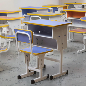 <span class=keywords><strong>Bureau</strong></span> de table en métal réglable en hauteur pour enfants modernes pour l'école et le <span class=keywords><strong>bureau</strong></span> à domicile - Product Image 3