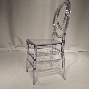 เก้าอี้จัดเลี้ยงพลาสติกใสทรงวงกลมสองชั้น เก้าอี้พลาสติกใสแบบซ้อนได้สำหรับงานแต่งงาน โรงแรม งานเลี้ยงสุดหรู - Product Image 4