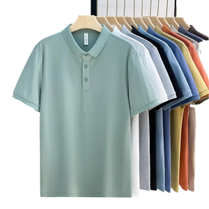 Camisetas de Algodón Tejido para Hombre, Personalizadas, de Alta Calidad, Antiarrugas, Lisas, Bordadas, Estampadas, Tallas Grandes, Casuales, para Golf - Product Image 4