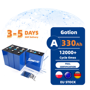 Bateria de Armazenamento de Energia Lifepo4 3.2v 330Ah, Célula Lifepo4 Gotion 314Ah 330Ah, Livre de Impostos, para Sistema de Energia Solar - Product Image 1