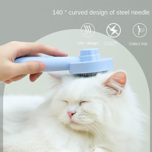 Cepillo para mascotas, utensilio de limpieza automático para quitar el pelo de mascotas, desmaquillante, cortador de belleza, peine para perros - Product Image 2