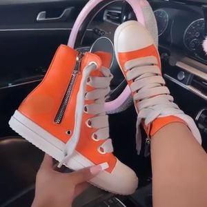 Zapatos Unisex para Dropshipping, Suela Gruesa, Cordones Anchos, Calzado Deportivo para Exteriores, Zapatillas Retro, Zapatos Casuales para Mujer - Product Image 3