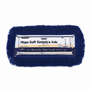 Mop Sintetico Morbido Blu 75 Cm Con Telaio - Product Image 2