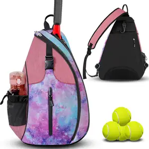 Los más vendidos bolsas de deporte casuales moda única bolsa de tenis azul cómoda bolsa de tenis negro