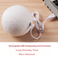 Usine pas cher 3D imprimé lune lampe colorée tactile USB LED veilleuse rechargeable veilleuse pour la décoration intérieure cadeau créatif
