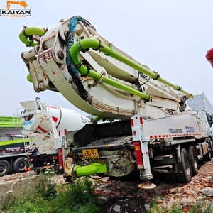 Camión Bomba de Concreto Usado Zoomlion de 48m Montado en Chasis Benz - Product Image 1
