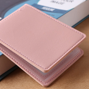 Driver License <b>Holder</b> Leather Cover Solid Color Durable For Men And Women Car Accessories - Product Image 3