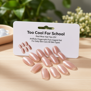 Too Cool For School Real Wear Nail Tips 25Y Uñas Artificiales con Imán Puro para el Cuidado Diario de la Piel, para Todo Tipo de Piel - Product Image 3