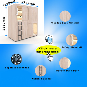 <strong>Single</strong> Soundproof Hotel Room King Size Capsule Hotel Home Furniture Home <strong>Bed</strong> Bedroom Furniture Bunk <strong>Bed</strong> <strong>Adjustable</strong> (height) - Product Image 6