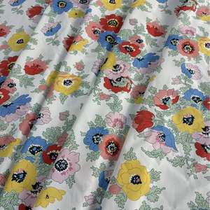 Tela Poplin Tana London Lawn, Tela <span class=keywords><strong>de</strong></span> Algodón Poplin con Estampado Floral Digital Personalizado <span class=keywords><strong>de</strong></span> Fábrica para Prendas Femeninas - Product Image 2