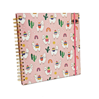 Carnet de croquis personnalisé avec fermeture élastique cahier à couverture rigide pour l'écriture croquis tissu PP matériel impression Logo Journal recharge