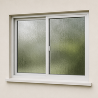 Ventana de Impacto a Prueba de Huracanes para Proyectos Residenciales, Ventana Abatible de Doble Vidrio con Eficiencia Energética, Vidrio para Jardín