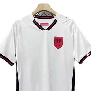 Camiseta de Fútbol para Hombre Albaniaaa 25/26 2025, Uniforme de Fútbol Personalizado al por Mayor con Transferencia de Calor, Cuello en V, Poliéster de Secado Rápido - Product Image 1