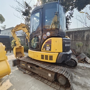 Miniexcavadora Komatsu 2024, 99% Nueva, Precio Bajo, 5 Toneladas, Excavadora Japonesa Usada, Komatsu PC55, Excavadora Usada - Product Image 1