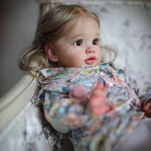 26-Zoll Pippa Finished <span class=keywords><strong>Fashion</strong></span> <span class=keywords><strong>Doll</strong></span> Beliebte lebensechte Soft Touch 3D Haut Kunst Spielzeug Big American Toddler Girl Reborn <span class=keywords><strong>Doll</strong></span> - Product Image 1