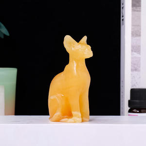 Venta al por mayor de material mixto egipcio <span class=keywords><strong>Mau</strong></span> Egipto gatos obsidiana cuarzo cristal tallas - Product Image 5