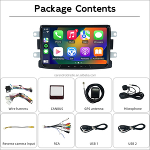Autoradio Android 8 Pollici per Renault <span class=keywords><strong>Dacia</strong></span>, 2GB RAM, CarPlay Wireless, Navigazione GPS, Schermo Touch IPS, Unità Stereo - Product Image 2