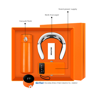 Sản phẩm hợp thời trang 2025 chân không Flask + Cổ Massager + ngân hàng điện với điện thoại đứng doanh nghiệp Bộ quà tặng doanh nghiệp - Product Image 2