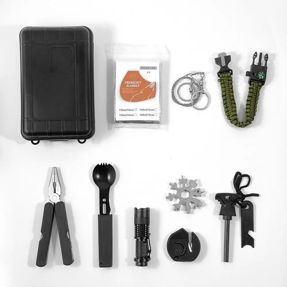 OEM Survival Kits Emergency Survival Equipment Camping Fishing Hunting Multipurpose Survival Kit