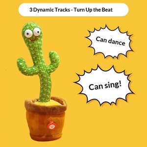 Jouet <span class=keywords><strong>cactus</strong></span> dansant et bougeant en polyester, hauteur 30 cm, parle et chante, pour les 14 ans et plus, unisexe - Product Image 2