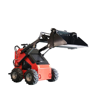 小型滑移装载机柴油迷你轮式型号中国品牌，适用于花园景观工程，配有通用附件 - Product Image 6