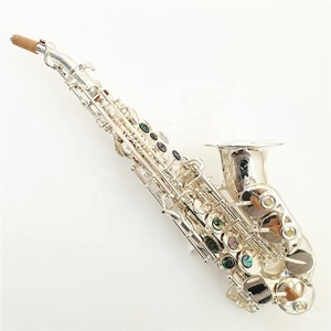 Argento curved soprano <span class=keywords><strong>sassofono</strong></span>/bambini <span class=keywords><strong>sassofono</strong></span> bambino soprano <span class=keywords><strong>sax</strong></span> - Product Image 1