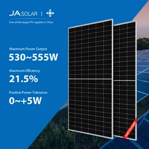 JA 태양 전지 패널 하우스 530w 535w 데 Panneaux Photovoltaiques 540 와트 545w 550w 555w Moduli Solarie 모노 Eu 창고