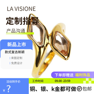 Anillo de Plata 925 con Piedras Preciosas, Diseño Italiano, Estilo Vintage, Joyería de Aniversario para Mujer, Moda Sencilla - Product Image 5