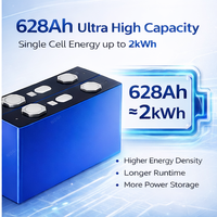 Sel Baterai Prisma LiFePO4 Kapasitas Tinggi Original EV E 3.2V 628Ah MB56 8000+ Siklus Umur Panjang Sistem UPS Tenaga Surya