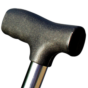 Équipement de réadaptation, <span class=keywords><strong>canne</strong></span> télescopique médicale antidérapante en acier inoxydable à quatre pieds, réglable, légère, capacité de charge de 250 lb, 32 - Product Image 2