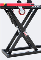 Nouvelle table élévatrice électrique mobile portable à chaîne en acier personnalisée, capacité de charge 1 tonne, commande intelligente, double rail, IP54