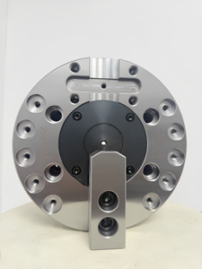 Autochuck 1L Single Jaw Extra Long Stroke Steel Hydraulic Chuck 6" with Lathe Chuck Adapter Plate for <b>Machining</b> - Product Image 3