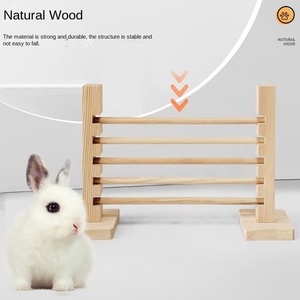 <span class=keywords><strong>Jouet</strong></span> d'entraînement pour <span class=keywords><strong>lapin</strong></span> et cobaye nain en bois détachable - Product Image 3