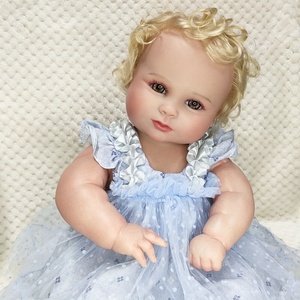 Muñeca Bebé Niña Princesa <span class=keywords><strong>Reborn</strong></span> Hecha a Mano con <span class=keywords><strong>Mohair</strong></span> Enraizado, Aspecto Verdaderamente Inocente y Adorable - Product Image 6