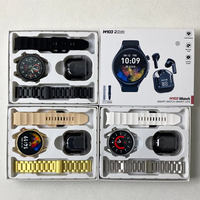 Montre Connectée M103 2-en-1 et Écouteurs TWS : Ensemble Smartwatch et Écouteurs Sans Fil Air31, Boîte Cadeau M103 pour Hommes
