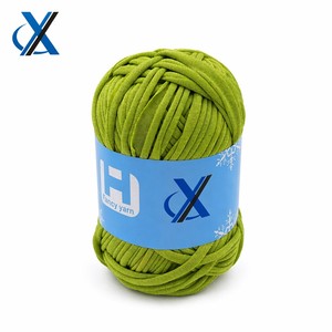 Ruban <span class=keywords><strong>en</strong></span> polyester <span class=keywords><strong>de</strong></span> 100 g, fil fantaisie, 6 couleurs assorties pour le crochet, les sacs, les couvertures, le tricot <span class=keywords><strong>à</strong></span> la main - Product Image 1