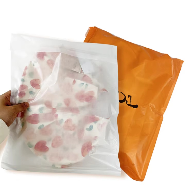 Custom Garment Glassine Waxed Paper Bags Cellophane Paper Bags Compostable Transparent Glassine Paper Bag For Clothing