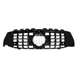 Parrilla de ventilación de parachoques cromada de plástico W118, rejilla frontal embellecedora de parrilla plateada negra para Benz <span class=keywords><strong>CLA</strong></span> Class W118 2020 2021 2022 <span class=keywords><strong>2023</strong></span> 2024 + - Product Image 3