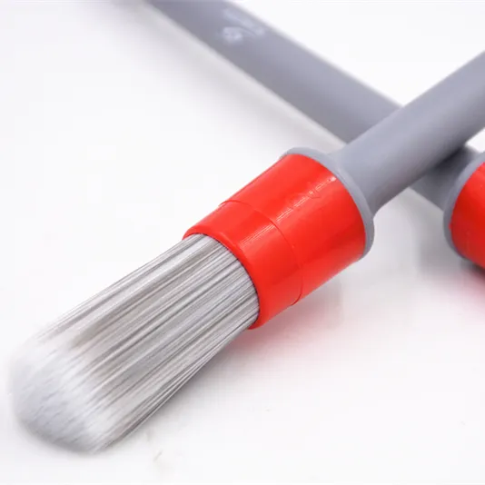 Scarcity Grey -white color hair detail brush with high quality suitable for cleaning the gap