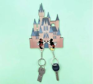 Chaveiro em acrílico personalizado para amantes de casal, porta-chaves em acrílico com desenho de desenho animado da moda - Product Image 4