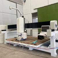 Machine de découpe à pont 4 axes ZEUS 4+2 avec caméra HD ou ventouse pour granit et marbre CNC, moteur haute puissance, personnalisable