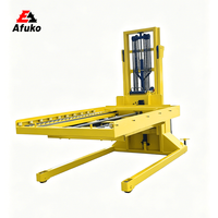 Forklift Stacker Listrik Tenaga AC Afuko Baru Kapasitas Angkut 1500kg Truk Forklift Transportasi Gudang